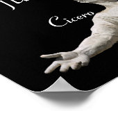 Marcus Tullius cicero citaat over recht en recht Poster (Hoek)