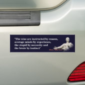 Marcus Tullius Cicero-prijsopgave om redenen Bumpersticker (Op auto)