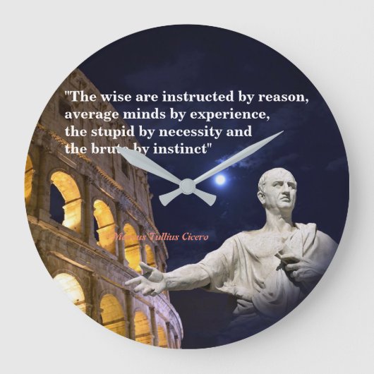 Marcus Tullius Cicero-prijsopgave om redenen Grote Klok (Voorkant)