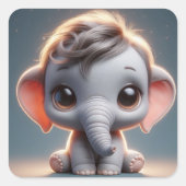 Marcus Vierkante Sticker (Voorkant)