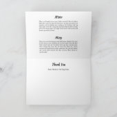 Mardens Ark Mister en Missy Hartelijk dank Kaart (Binnen)