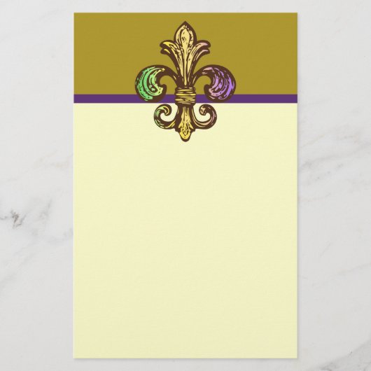 Mardi Fleur de Gras Briefpapier (Voorkant)