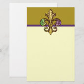 Mardi Fleur de Gras Briefpapier (Voorkant / Achterkant)