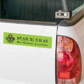 Mardi Fleur de Gras Bumpersticker (Op Truck)