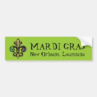Mardi Fleur de Gras Bumpersticker