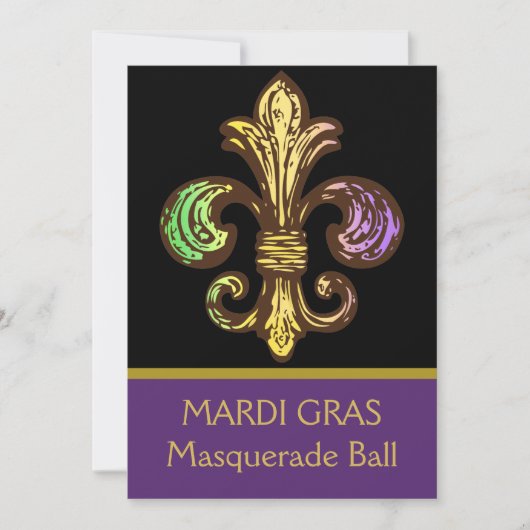 Mardi Fleur de Gras Kaart (Voorkant)