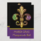 Mardi Fleur de Gras Kaart (Voorkant / Achterkant)