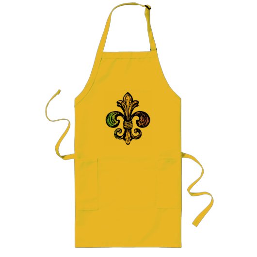 Mardi Fleur de Gras Lang Schort (Voorkant)
