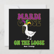 Mardi Goose Op Vrije Voeten Grappig Vet Dinsdag De