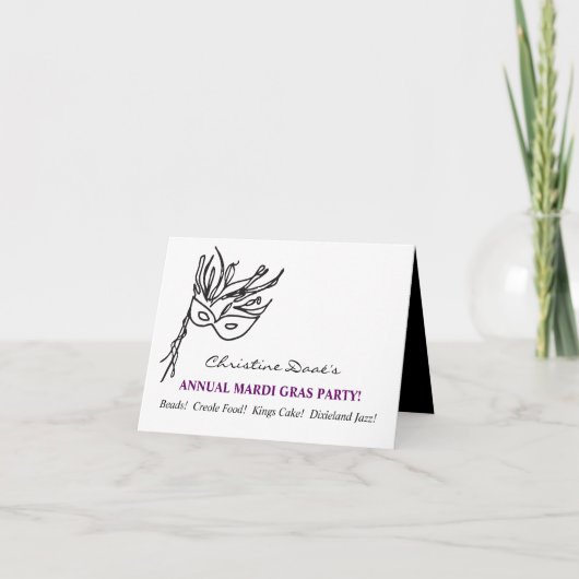 Mardi Gras. (Voorkant)