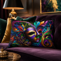 Mardi Gras 16x12 accentkussen