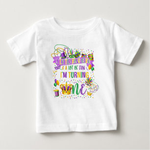 Mardi Gras 1st Birthday (King Cake & Fun) Shirt