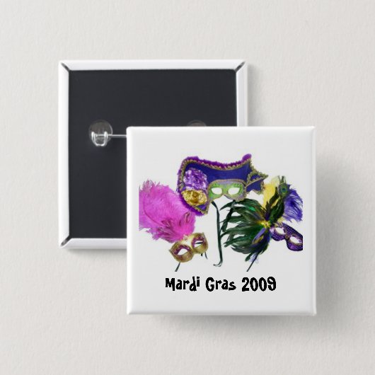 Mardi Gras 2009 Button (Voorkant /achterkant)