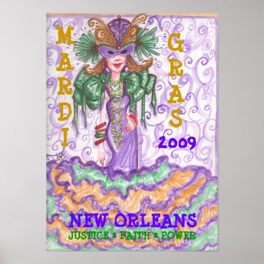 Mardi Gras 2009 Poster (Voorkant)
