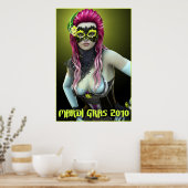 Mardi Gras 2010 Poster (Keuken)