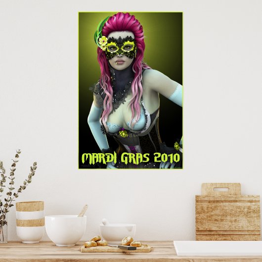 Mardi Gras 2010 Poster (Keuken)
