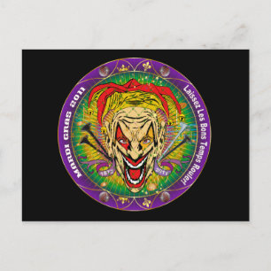 Mardi Gras 2011 Joker-V-3 Briefkaart