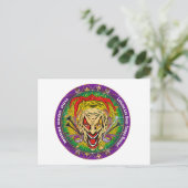 Mardi Gras 2011 Joker-V-3 Briefkaart (Staand voorkant)