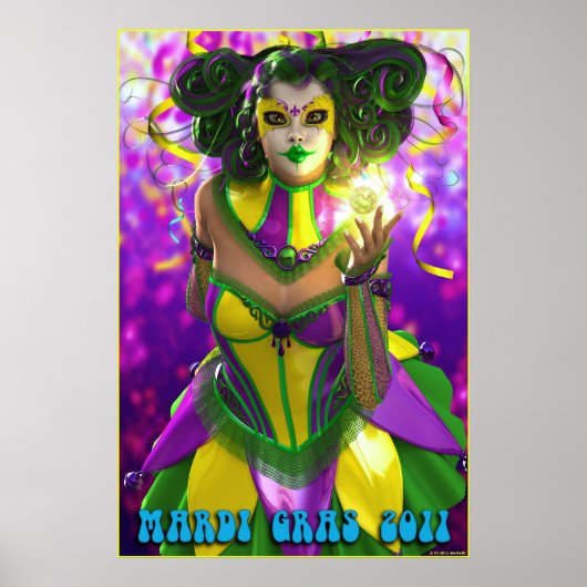 Mardi Gras 2011 Poster (Voorkant)