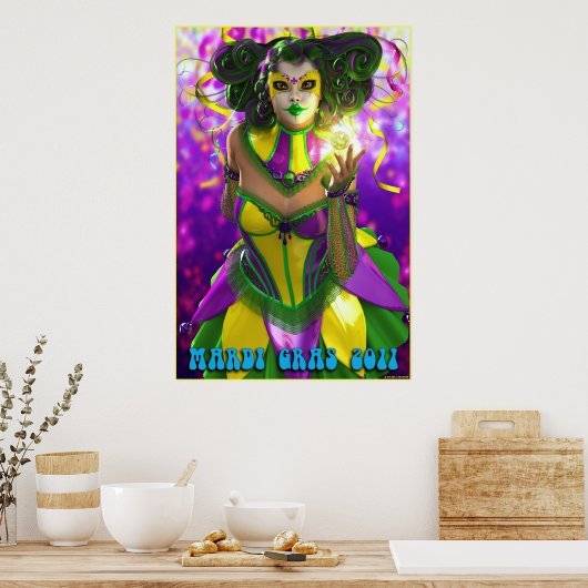 Mardi Gras 2011 Poster (Keuken)