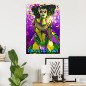 Mardi Gras 2011 Poster (Thuiskantoor)