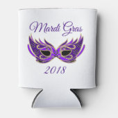 Mardi Gras 2018 Masker Blikjeskoeler (Voorkant)