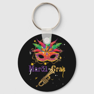 Mardi Gras 2022 Girls Mask Beads New Orleans Sleutelhanger