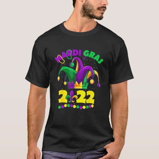 Mardi Gras 2022 Jester Outfit T-shirt (Voorkant)