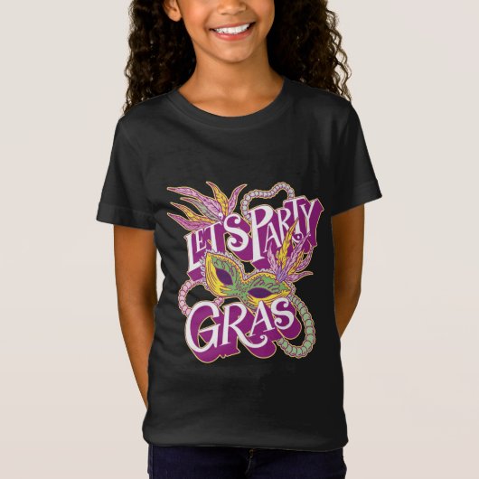 Mardi Gras 2022 Masker T-shirt (Voorkant)
