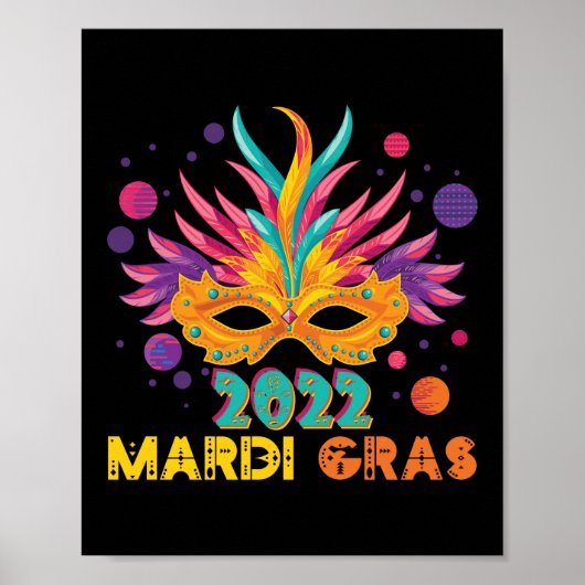 Mardi Gras 2022 Poster (Voorkant)