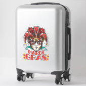 Mardi Gras 2022 Venetiaans masker Sticker (Koffer)