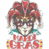 Mardi Gras 2022 Venetiaans masker Sticker (Voorkant)