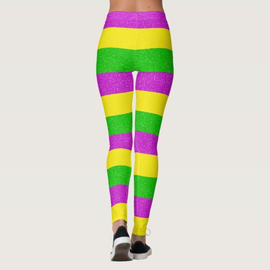 Mardi Gras 2023 Flamboyant Masquerade Celebration Leggings (Achterkant)