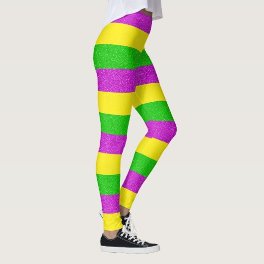 Mardi Gras 2023 Flamboyant Masquerade Celebration Leggings (Rechts)