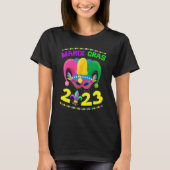 Mardi Gras 2023 Jester Outfit New Orleans Carnaval T-shirt (Voorkant)