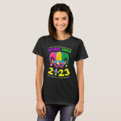 Mardi Gras 2023 Jester Outfit New Orleans Carnaval T-shirt (Voorkant volledig)