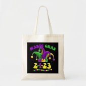 Mardi Gras 2023 Jester Outfit New Orleans Carnaval Tote Bag (Voorkant)