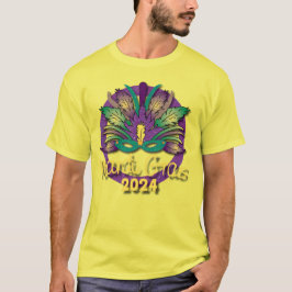 Mardi Gras 2024 Masker T-shirt
