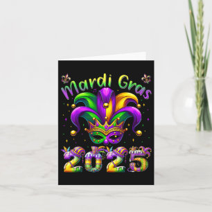 Mardi Gras 2025 Jester Outfit Kinder Meisjes Jonge Kaart