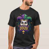 Mardi Gras 2025: kralen, maskers en herinneringen T-shirt (Voorkant)