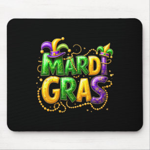 Mardi Gras 2025 Outfits voor mannen Vrouwen Muismat