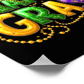 Mardi Gras 2025 Outfits voor mannen Vrouwen Poster (Hoek)