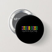 Mardi Gras 2025 Overal anders is het gewoon dinsda Ronde Button 5,7 Cm (Voorkant /achterkant)