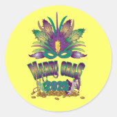 Mardi Gras 2025 Sticker (Voorkant)
