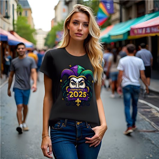 Mardi Gras 2025: veren, drijvers en plezier! T-shirt