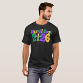 Mardi Gras 2026 fleur-de-lis T-shirt (Voorkant volledig)