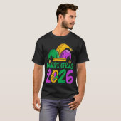Mardi Gras 2026 Narrenhoed Carnaval Viering T-shirt (Voorkant volledig)