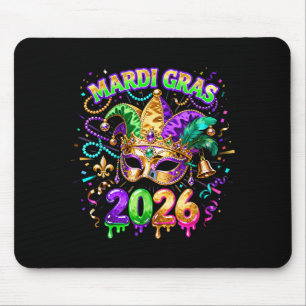 Mardi Gras 2026 Squad Carnaval Masker Kralen Ontwe Muismat