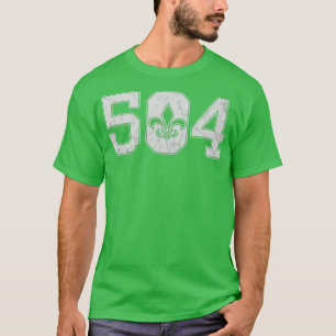 Mardi Gras 504 Nola New Orleans Louisiana LA 2019 T-shirt