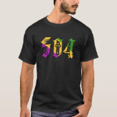 Mardi Gras 504 T-shirt (Voorkant)
